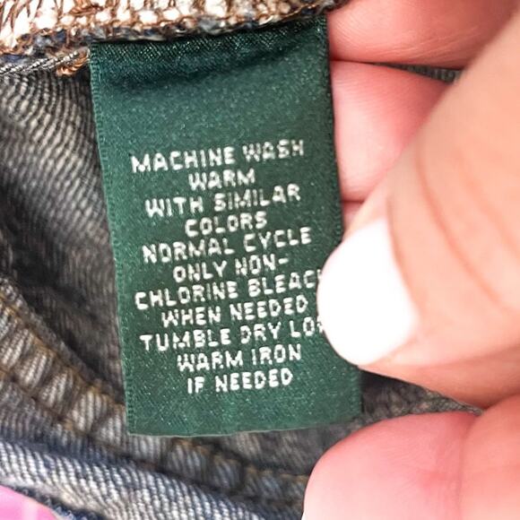 Lauren Ralph Lauren Womens Jeans Size 10 Embroidery Dragon Boho Classic Straight - Picture 7 of 7